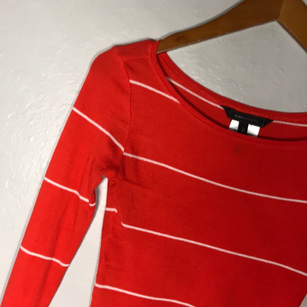🥥NWOT BCBGMaxAzria striped sweater